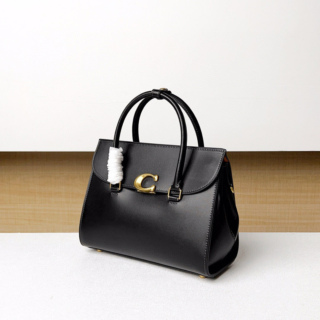 Coach Broome Carryall 30 Black Calfskin