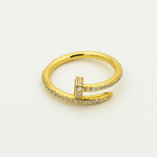 JUSTE RING 1.8MM GOLD DIAMONDS