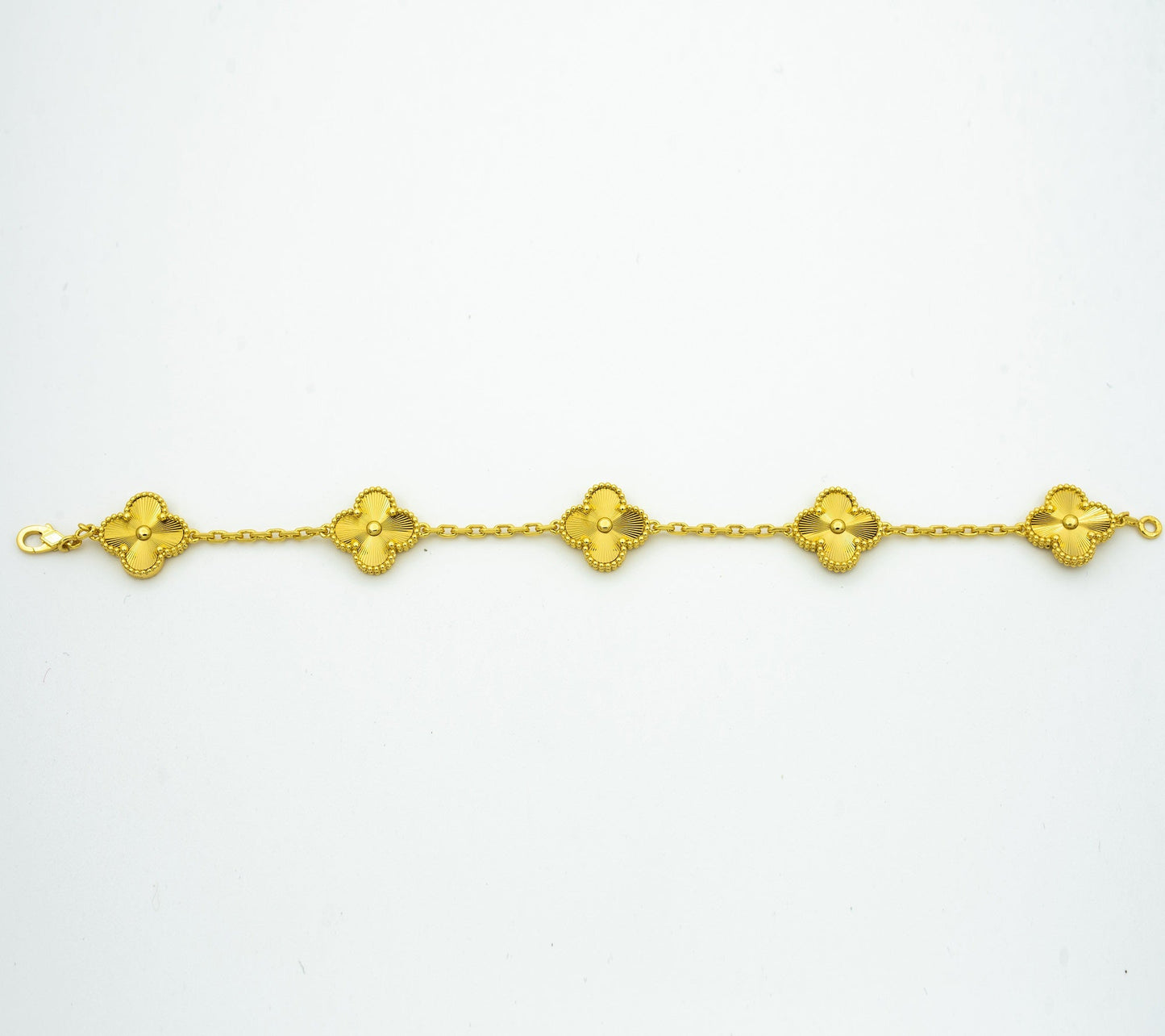 CLOVER GOLD BRACELET 5 MOTIF