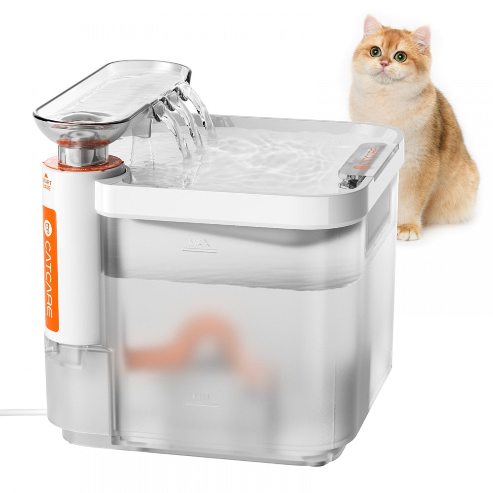 STYLA - Fontaine à eau automatique 2.5L avec technologie de filtration brevetée