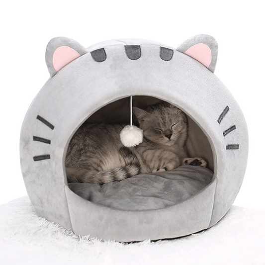 BED - Lit chaud tête de chat pour chat