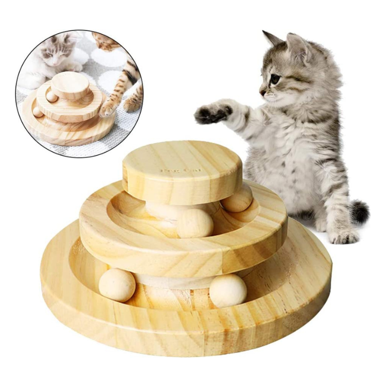 LOWEN - Tour en bois pour chat