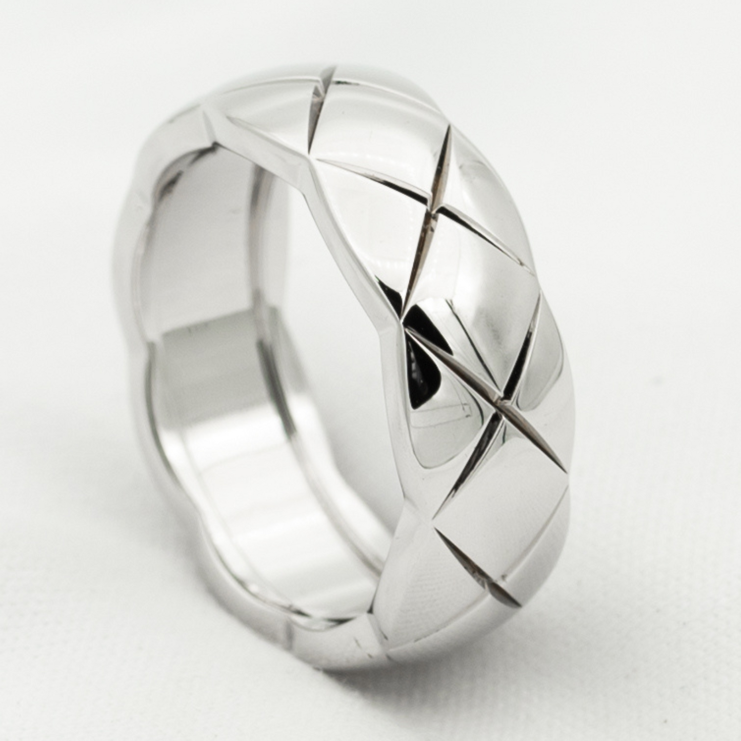 CRUSH RING 6.8MM SILVER