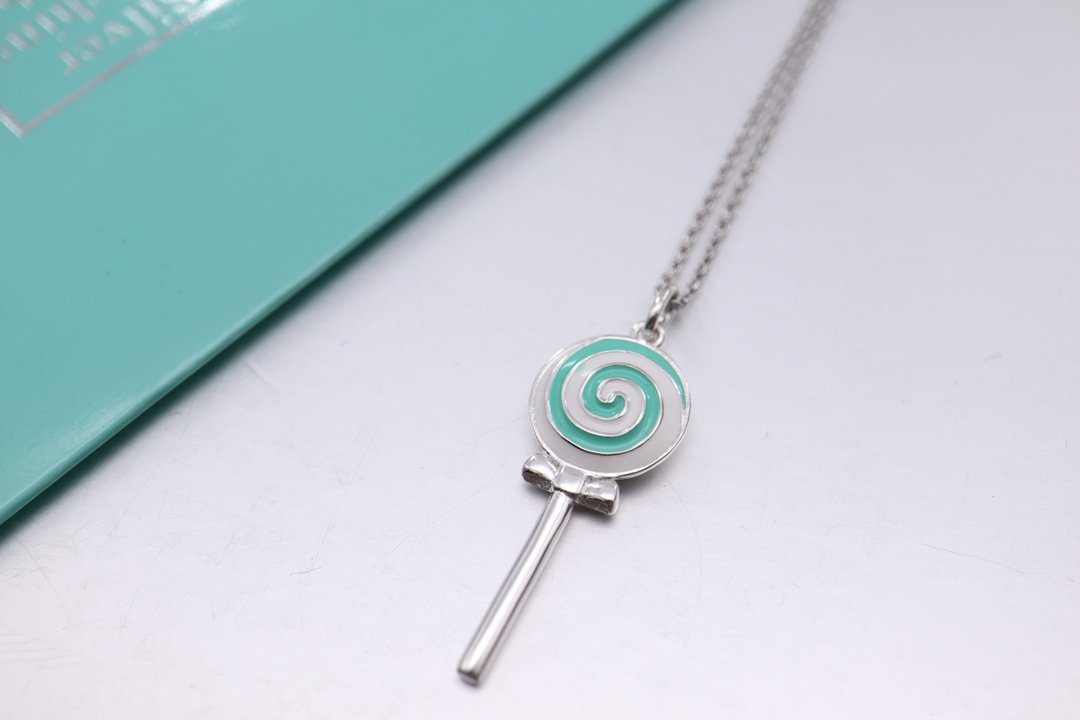 STERLING SILVER LOLLIPOP NECKLACE