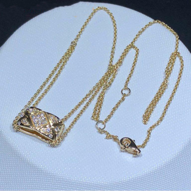 CRUSH GOLD DIAMOND NECKLACE