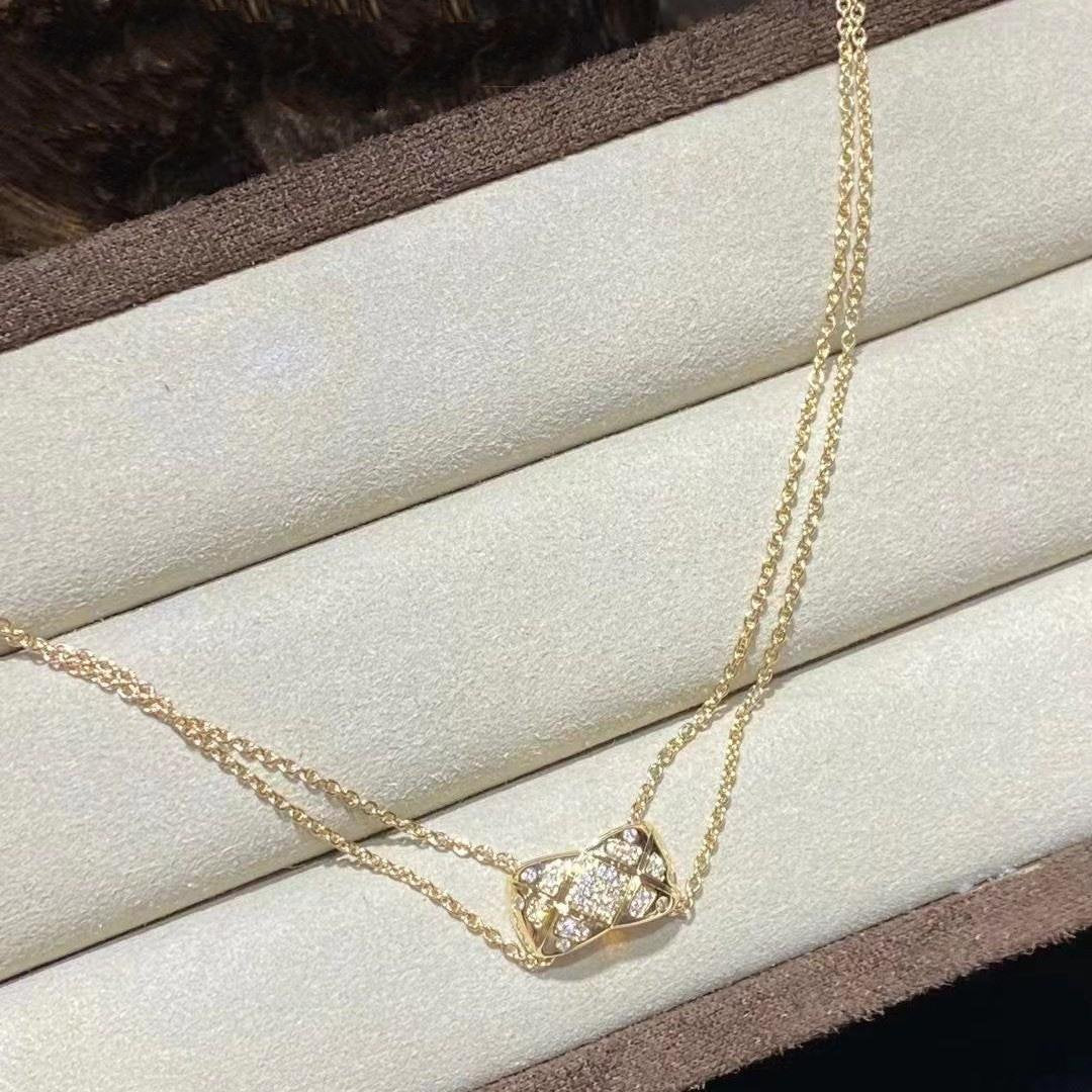 CRUSH GOLD DIAMOND NECKLACE