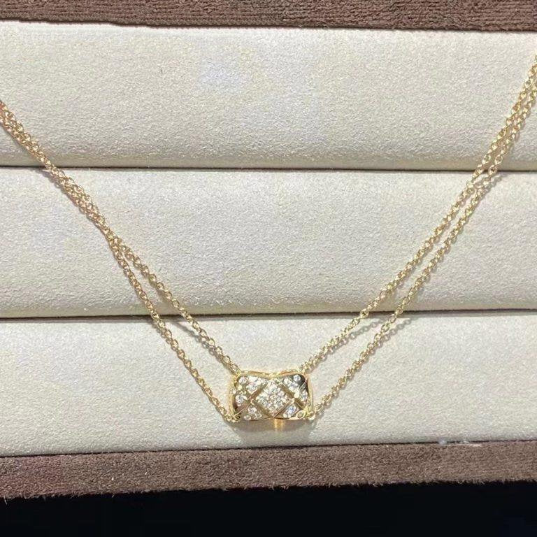 CRUSH GOLD DIAMOND NECKLACE