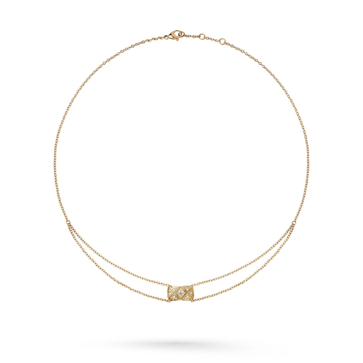 CRUSH GOLD DIAMOND NECKLACE