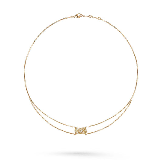 CRUSH GOLD DIAMOND NECKLACE