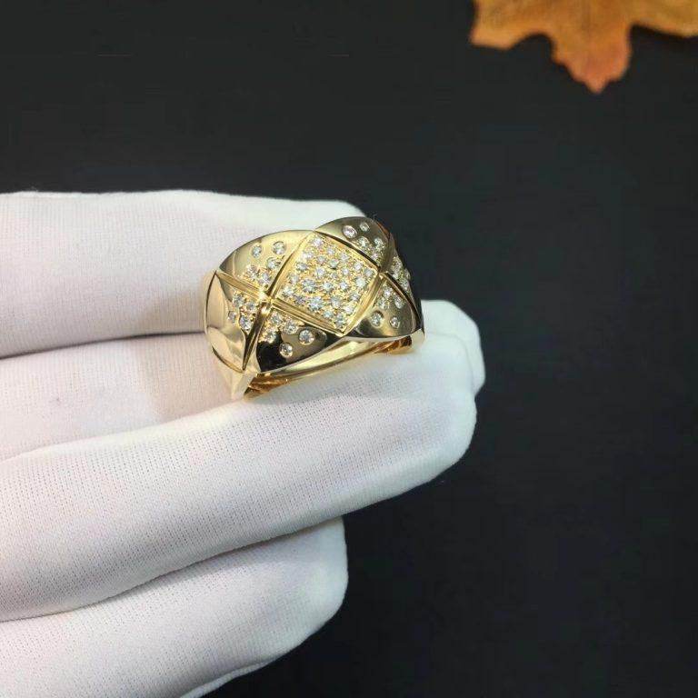 CRUSH RING GOLD DIAMOND