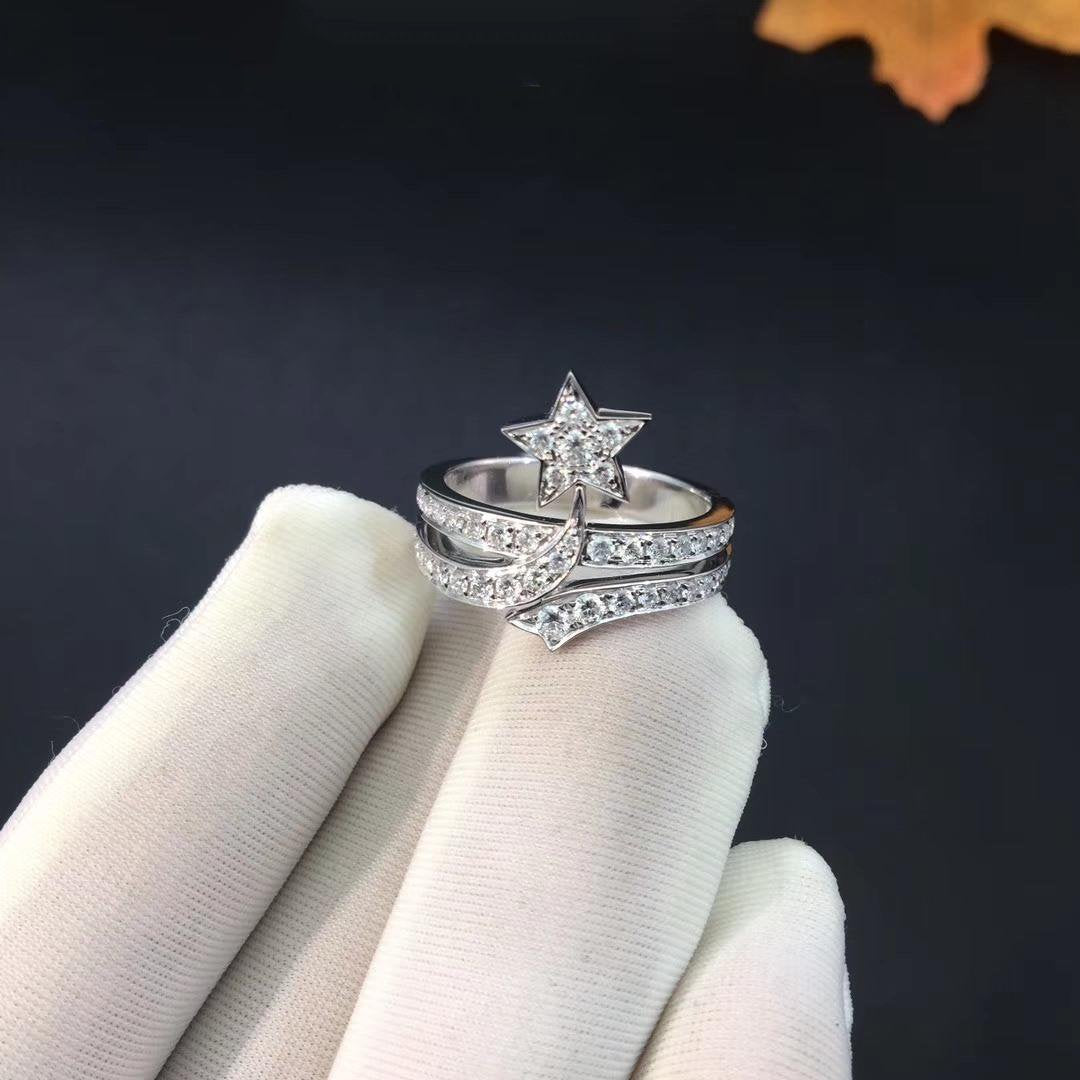 COMETE SILVER RING DIAMOND