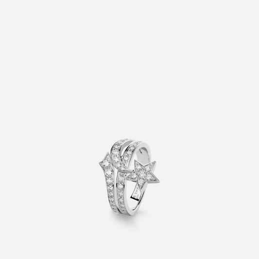 COMETE SILVER RING DIAMOND