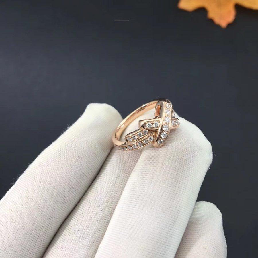 JEUX DE RING PINK GOLD DIAMOND