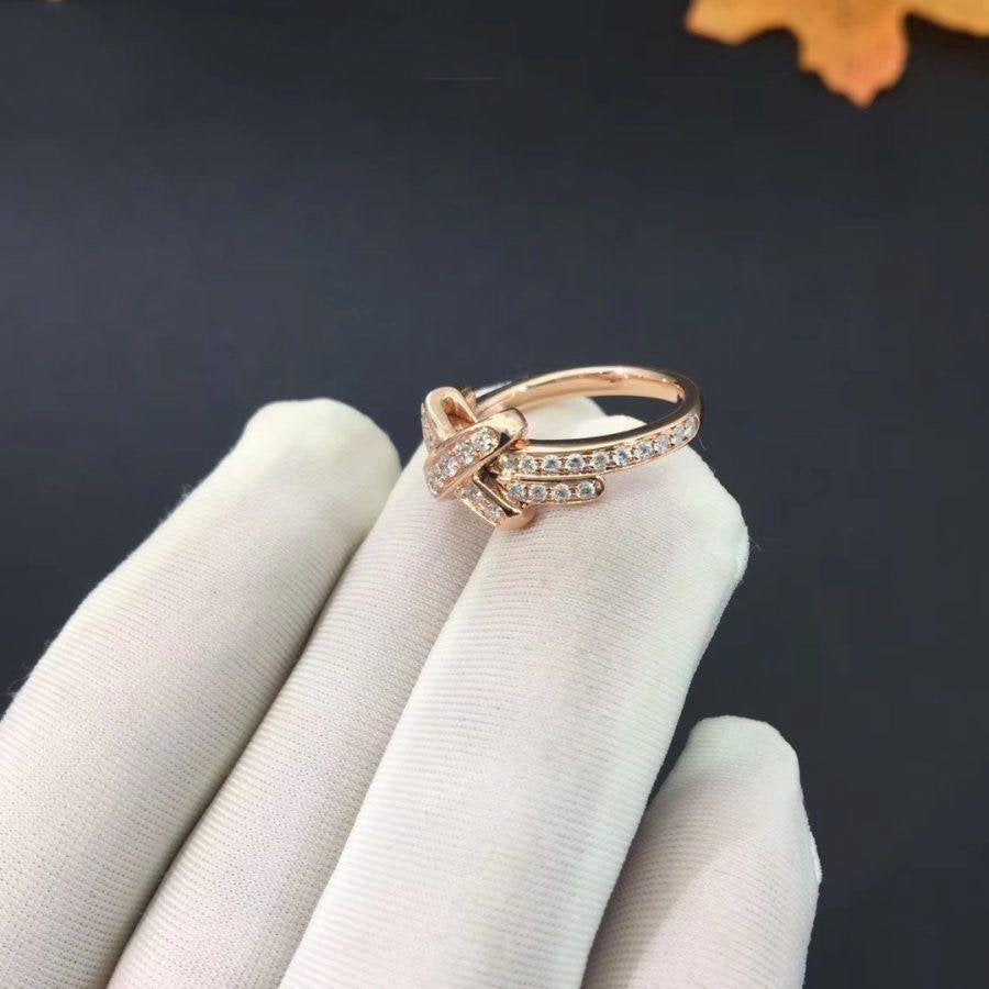 JEUX DE RING PINK GOLD DIAMOND