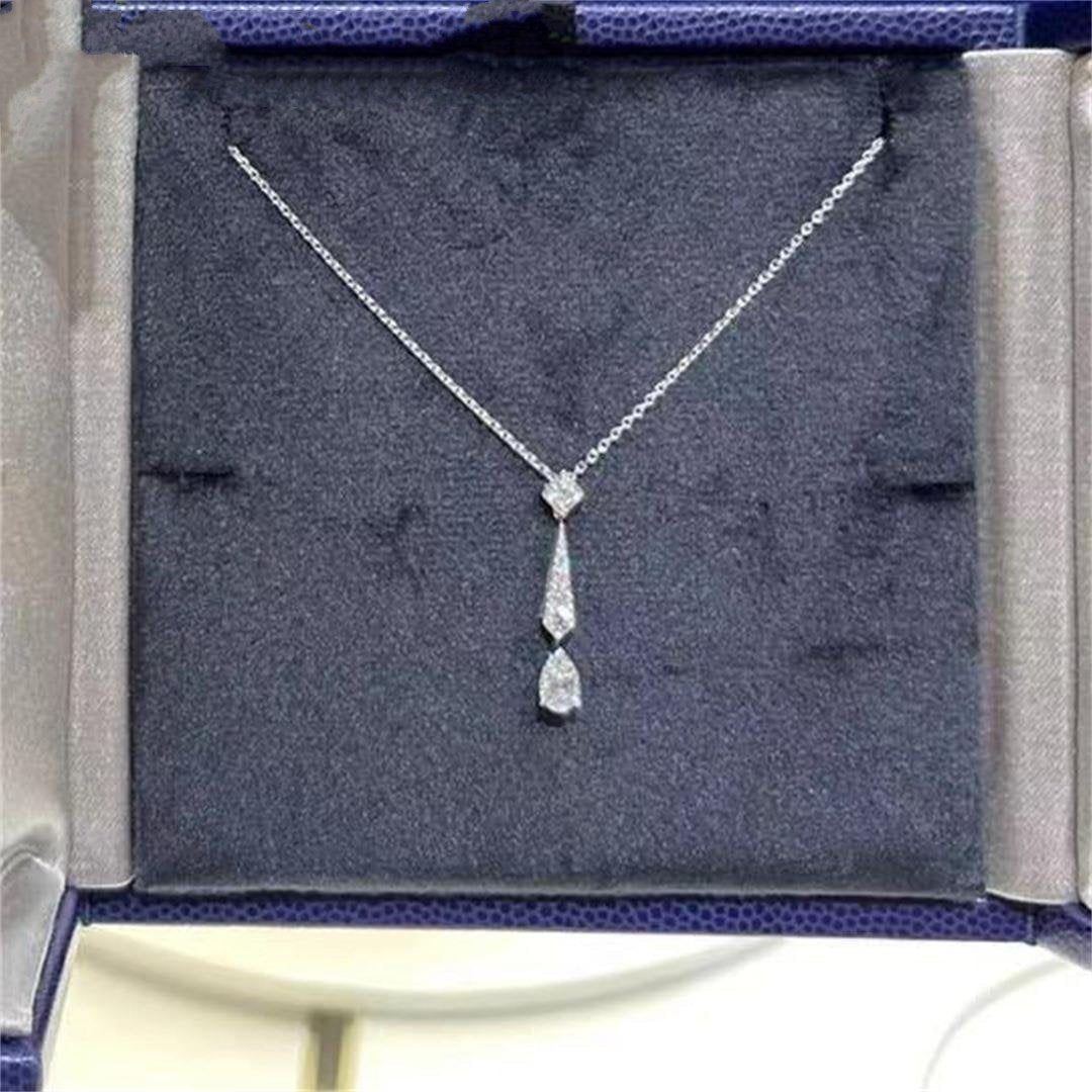 JOSEPHINE SILVER DIAMOND NECKLACE