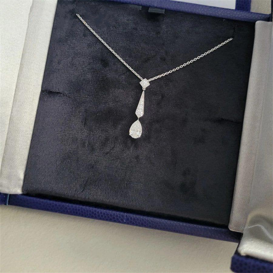 JOSEPHINE SILVER DIAMOND NECKLACE