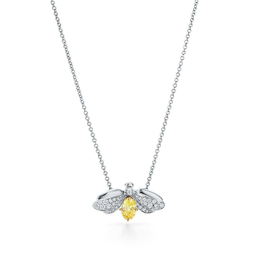 PAPER FLOWERS YELLOW DIAMOND FIREFLY PENDANT