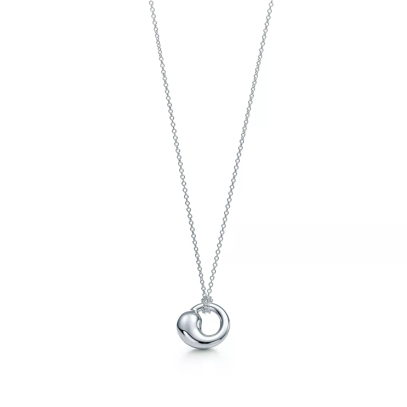 SNAIL PEDANT SILVER NECKLACE