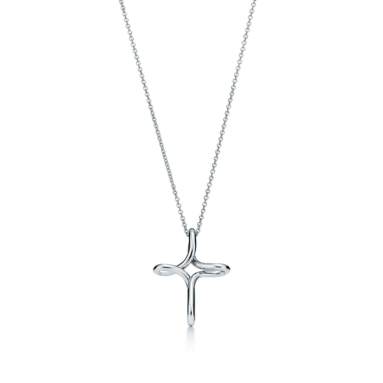 CROSS NECKLACE STERLING SILVER MATERIAL