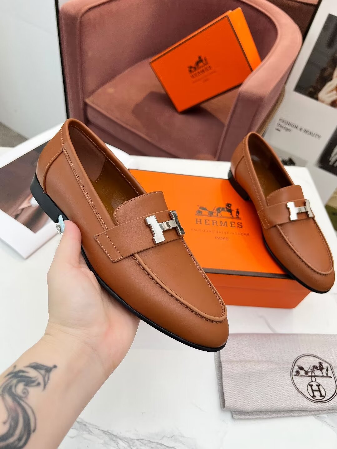 PARIS LOAFER TAWNY CALFSKIN