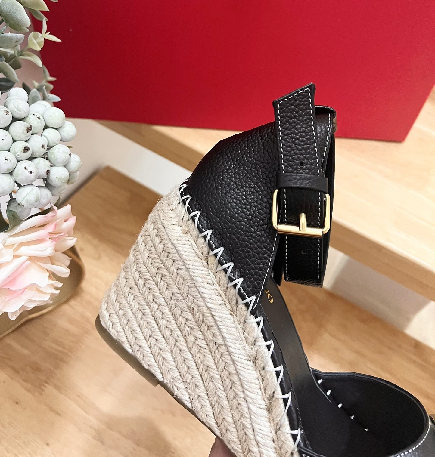 The Bold Edition Vlogo Espadrilles and Wedges 80mm Black