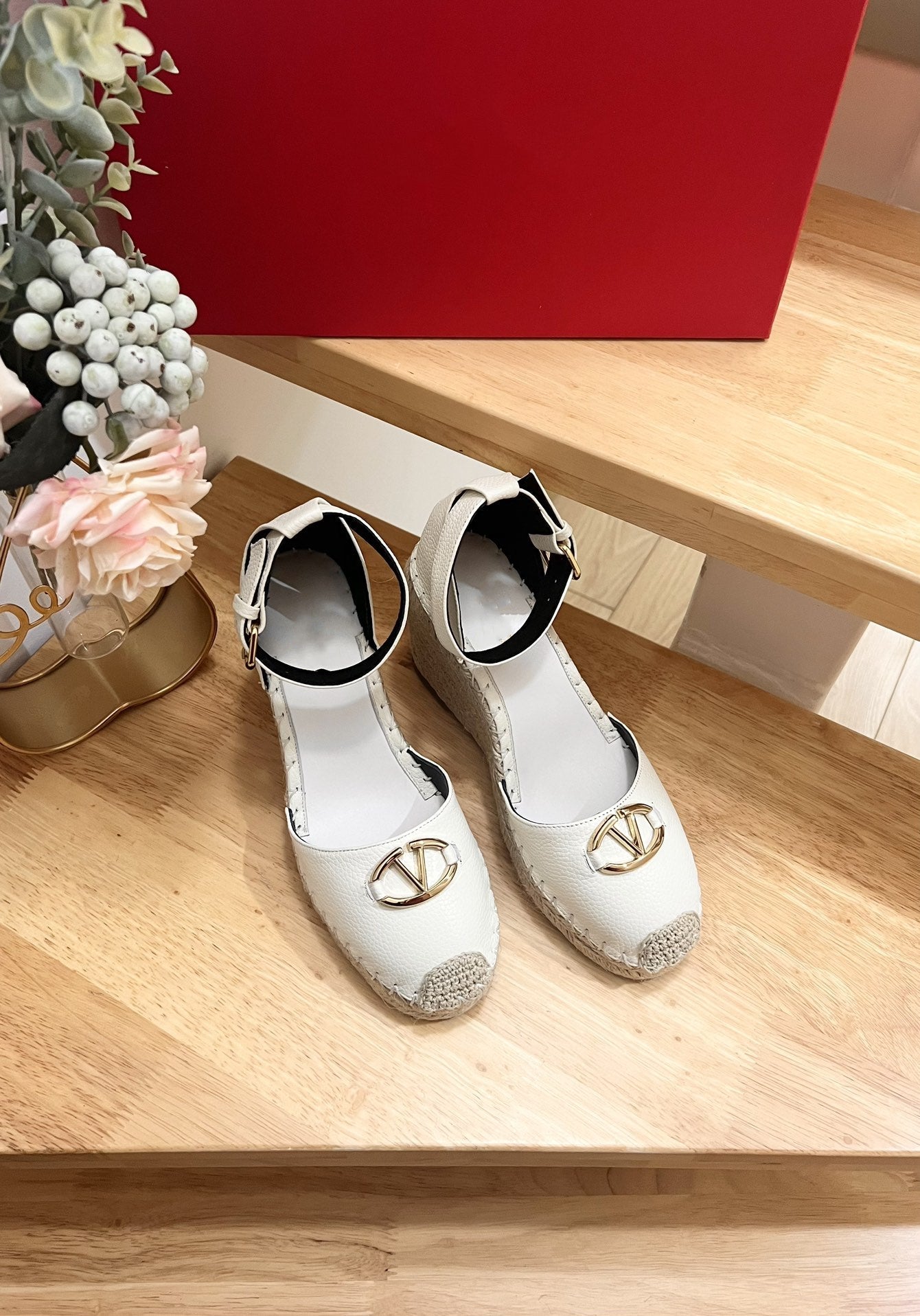 The Bold Edition Vlogo Espadrilles and Wedges 80mm White