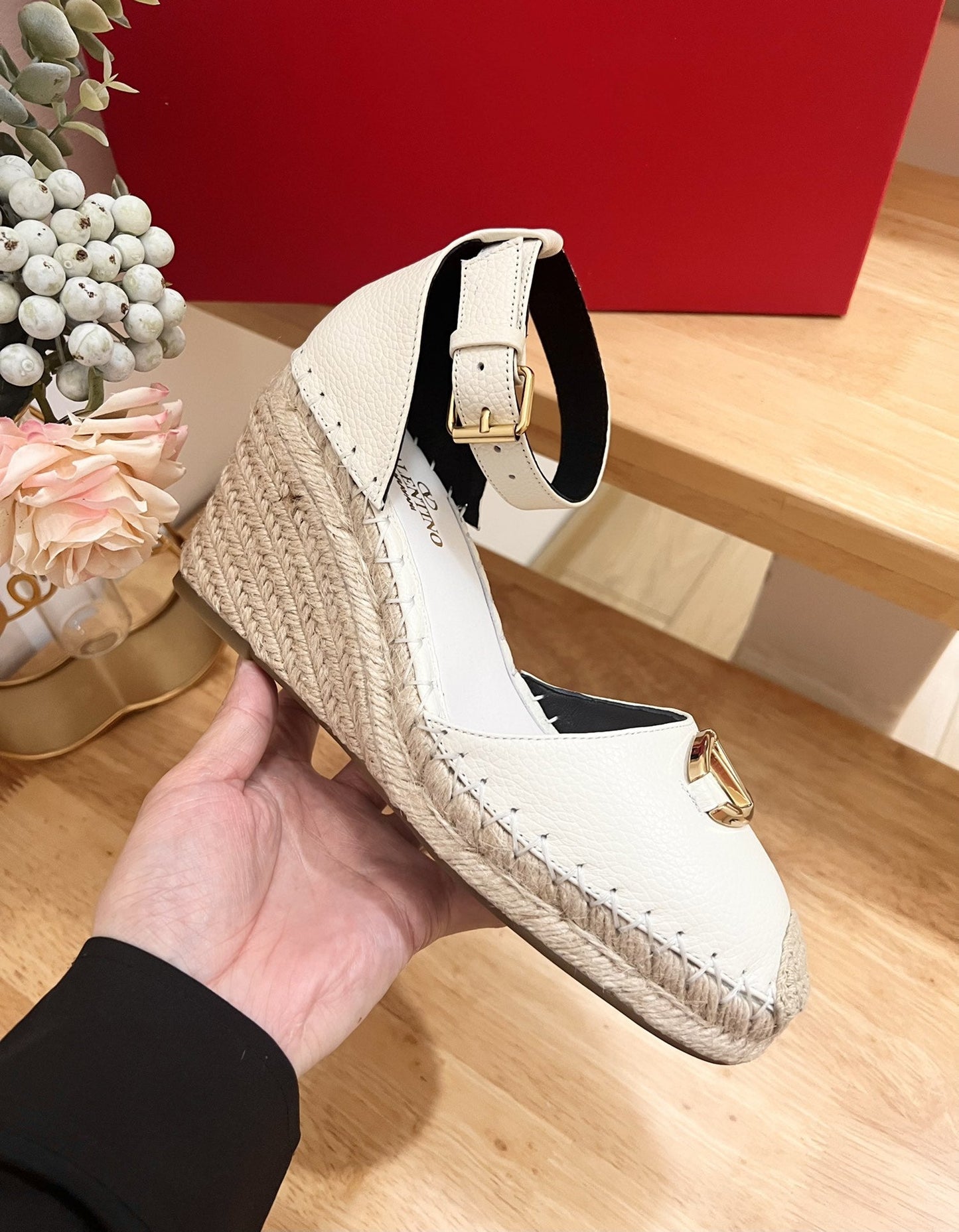 The Bold Edition Vlogo Espadrilles and Wedges 80mm White