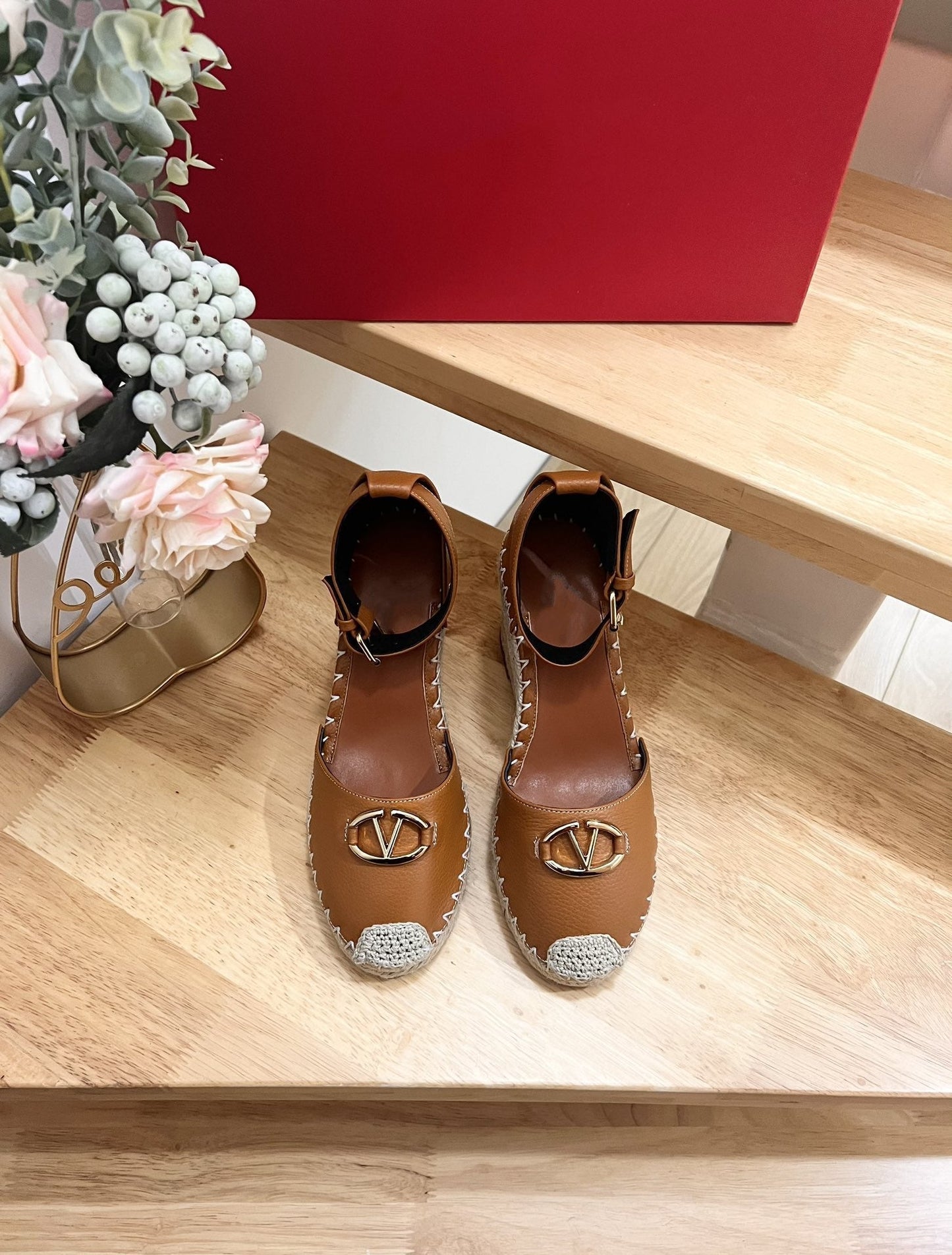 The Bold Edition Vlogo Espadrilles and Wedges 80mm Tan