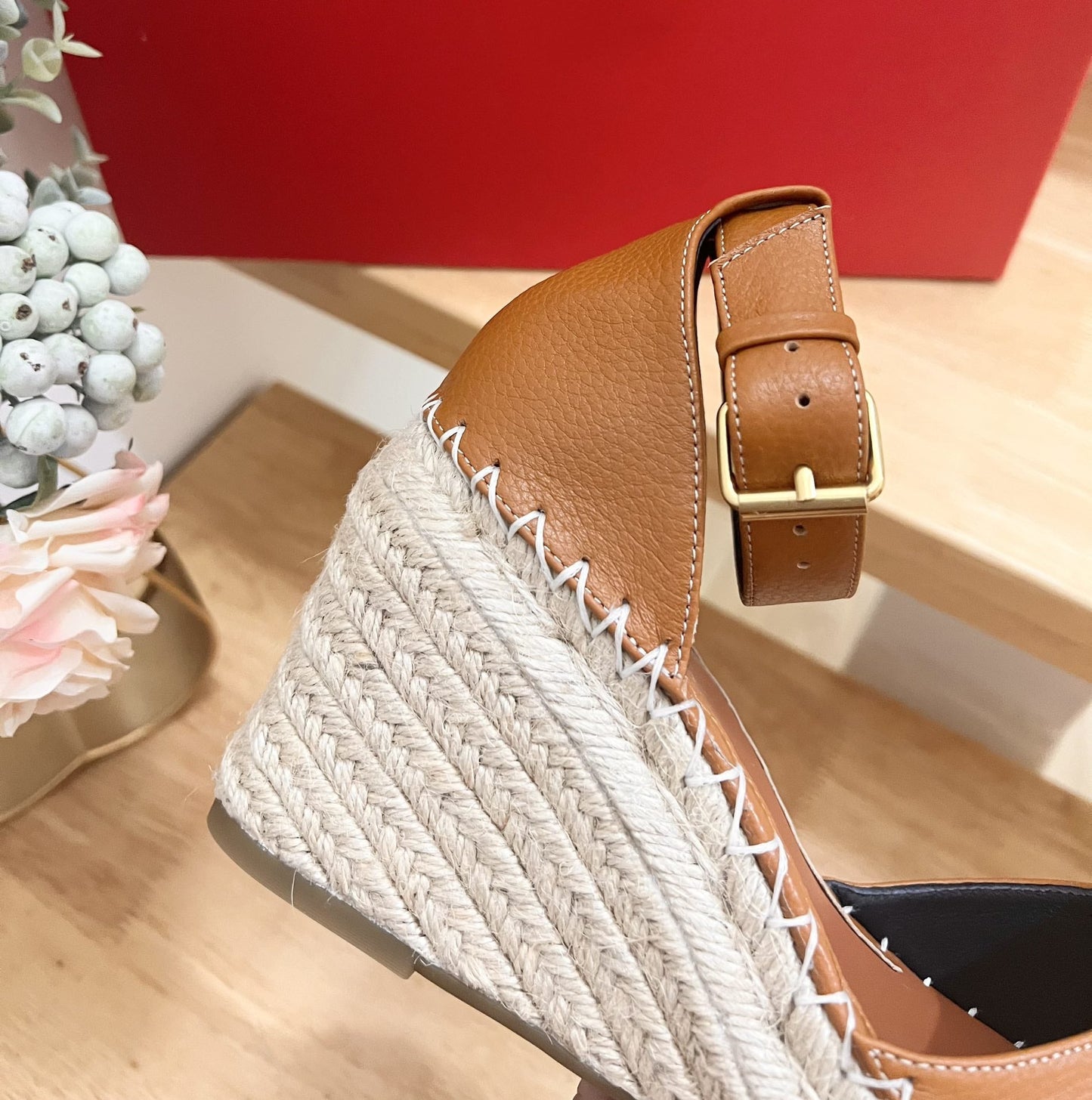 The Bold Edition Vlogo Espadrilles and Wedges 80mm Tan