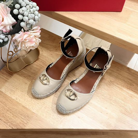 The Bold Edition Vlogo Espadrilles and Wedges 80mm Ivory