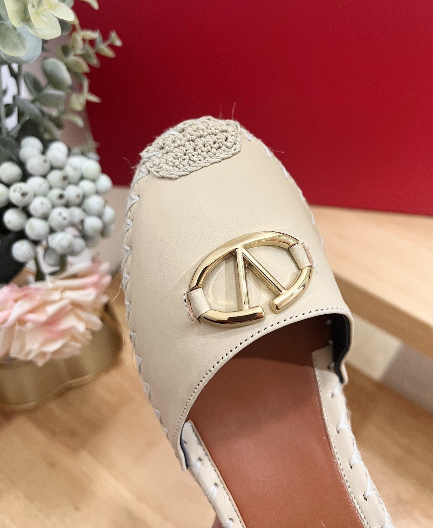 The Bold Edition Vlogo Espadrilles and Wedges 80mm Ivory