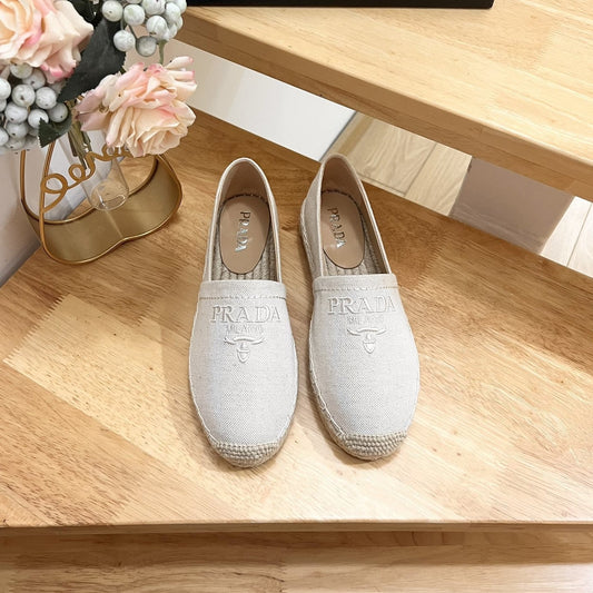 pra espadrilles beige canvas