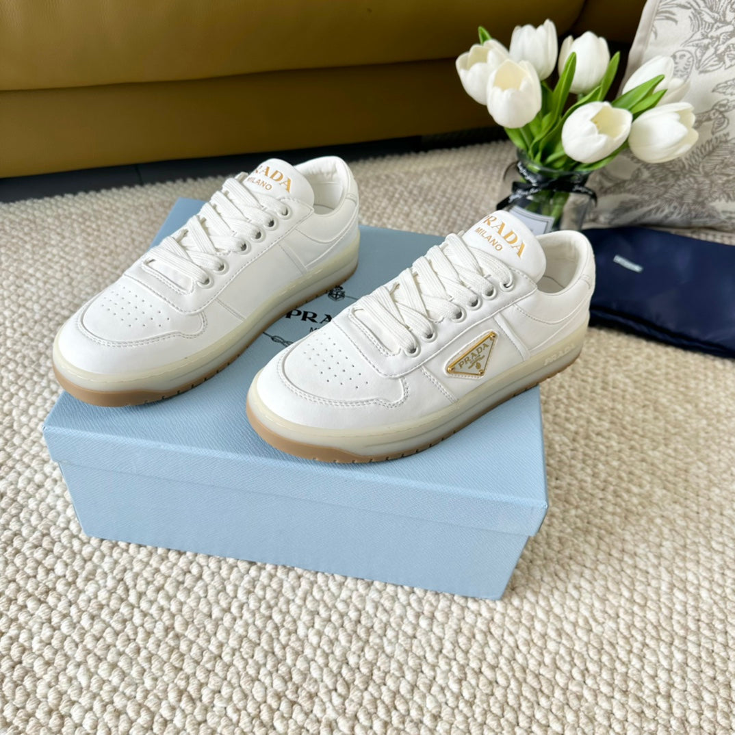 PRA DOWNTOWN NAPPA SNEAKERS WHITE CALFSKIN