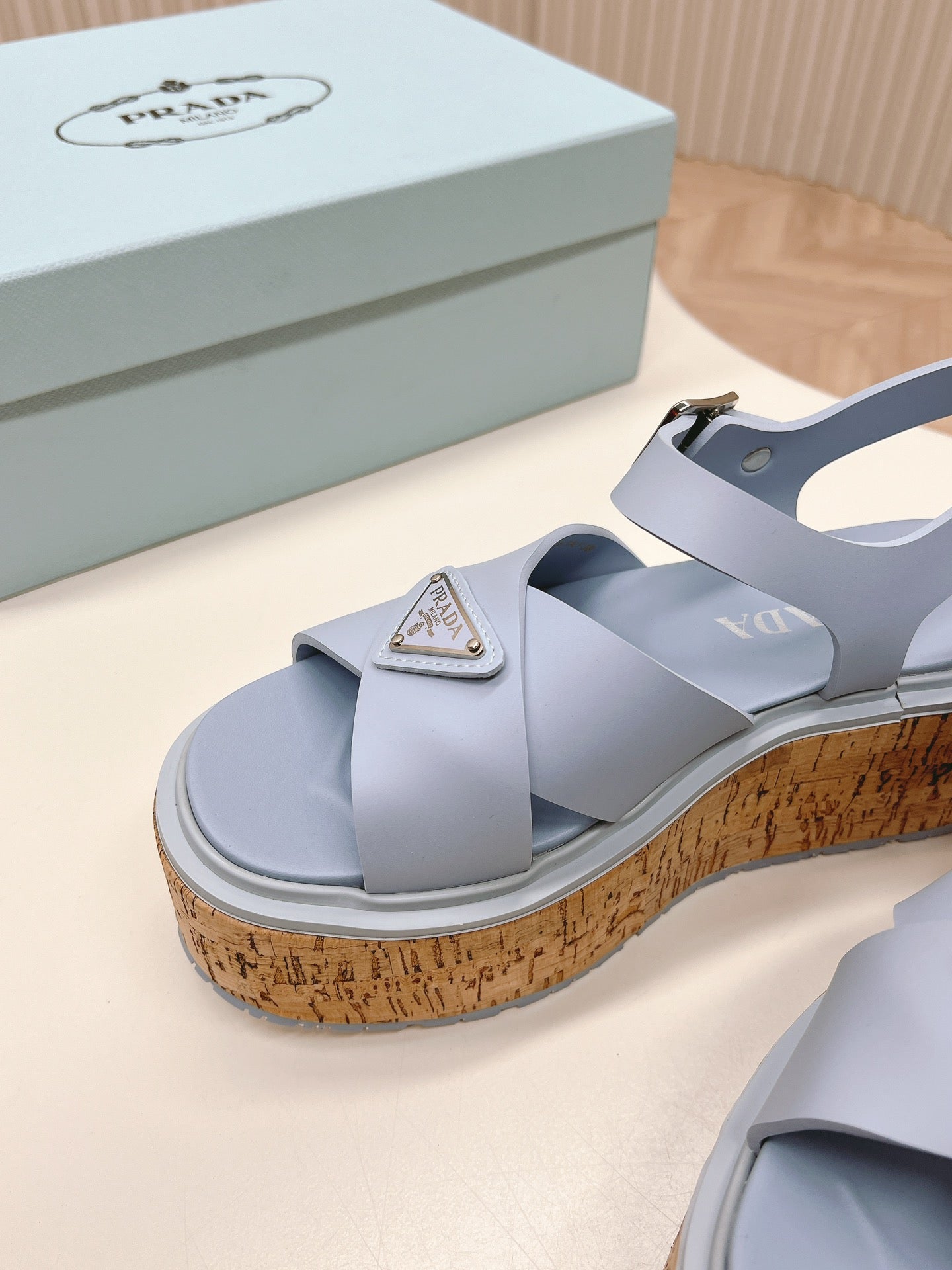 Pra High Heel 80 Sandal Baby Blue