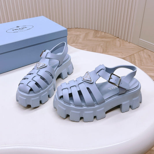 Pra Rubber Monolith Sandals 55 Baby Blue