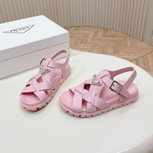 Pra Interwoven Straps Sandals 30 Pink