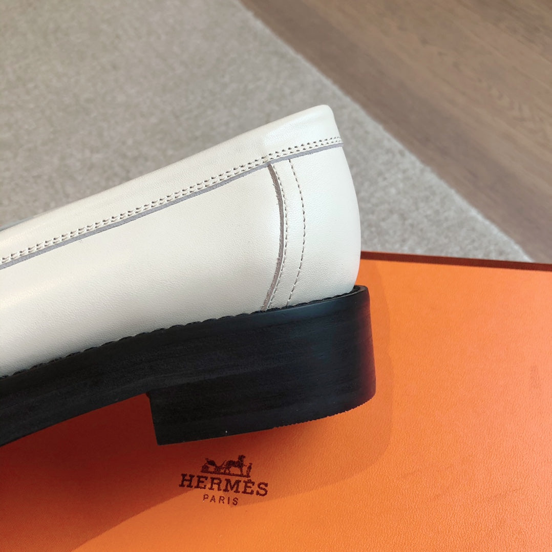 Impact 45 Loafer White Calfskin