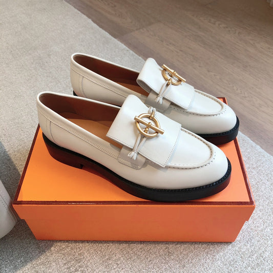 Impact 45 Loafer White Calfskin