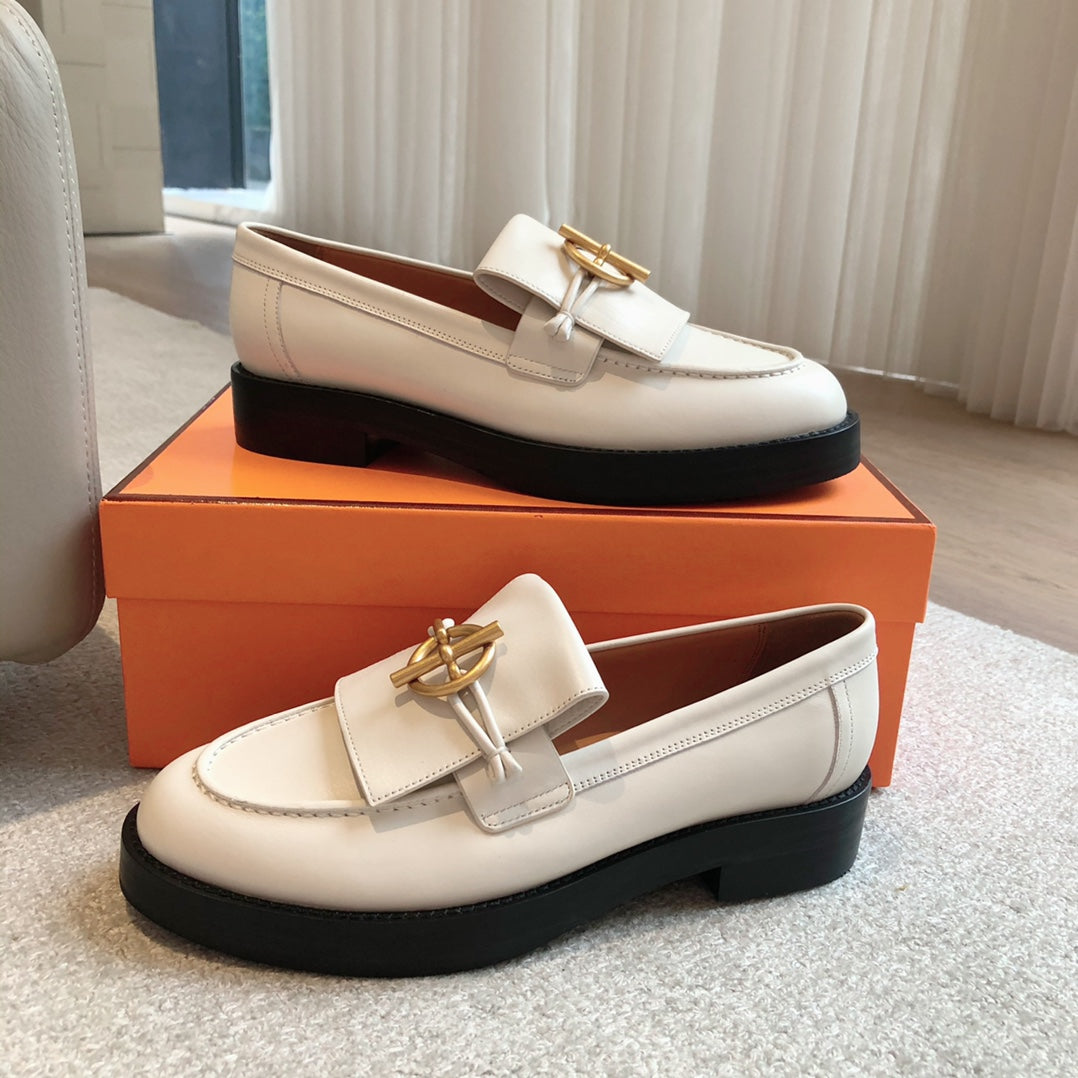 Impact 45 Loafer White Calfskin