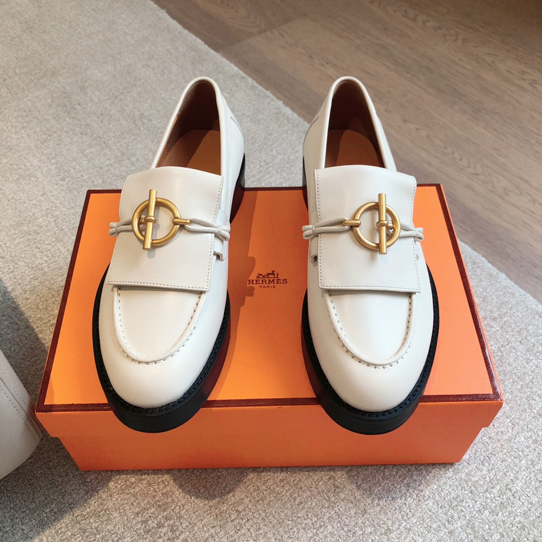 Impact 45 Loafer White Calfskin