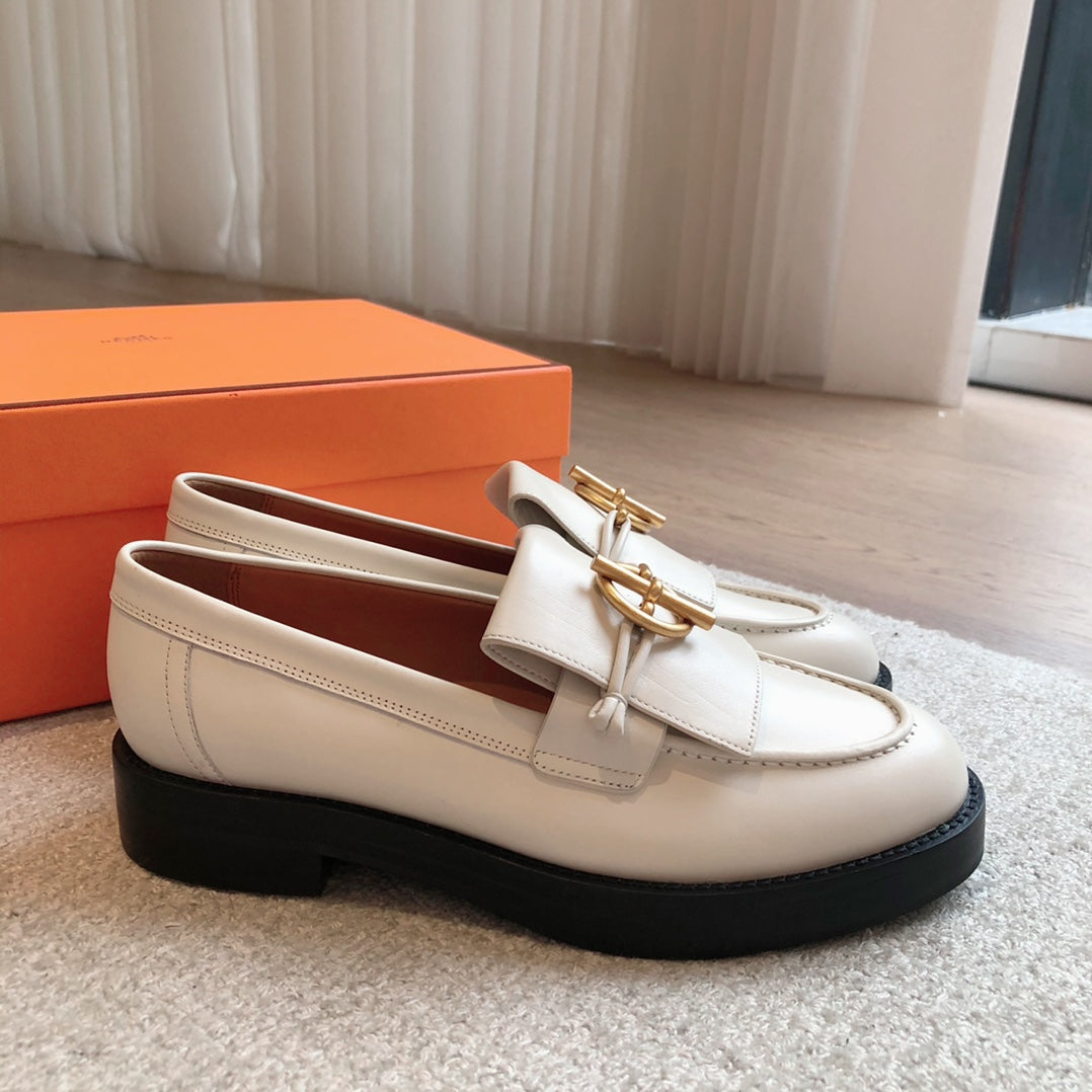 Impact 45 Loafer White Calfskin