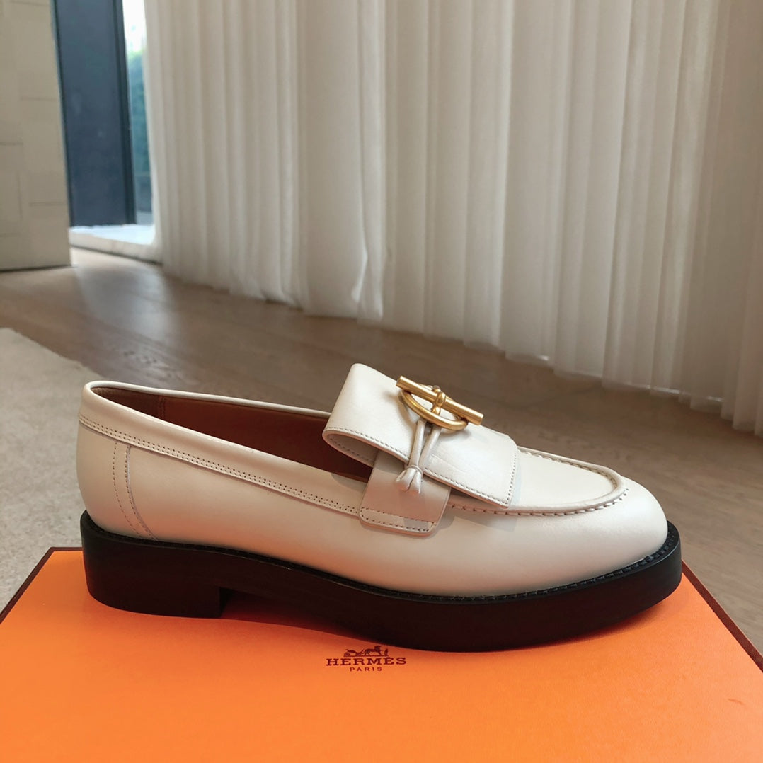 Impact 45 Loafer White Calfskin