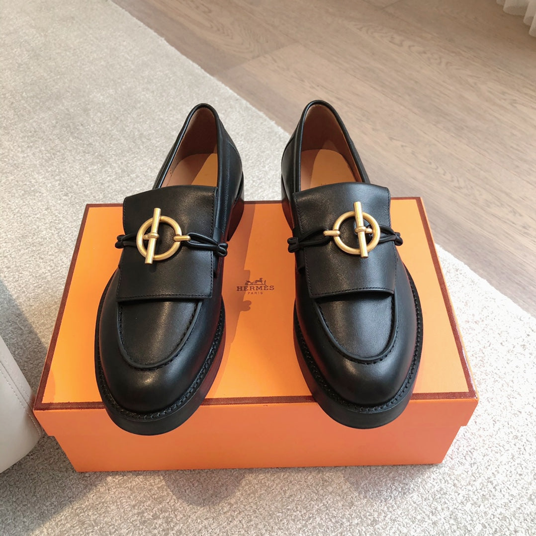 Impact 45 Loafer Black Calfskin