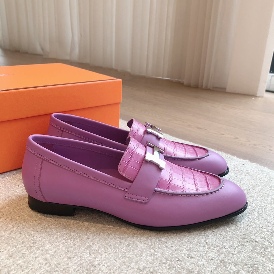 PARIS LOAFER LILAC CALFSKIN