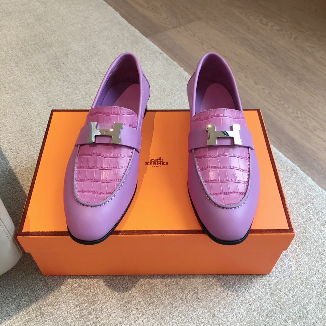 PARIS LOAFER LILAC CALFSKIN