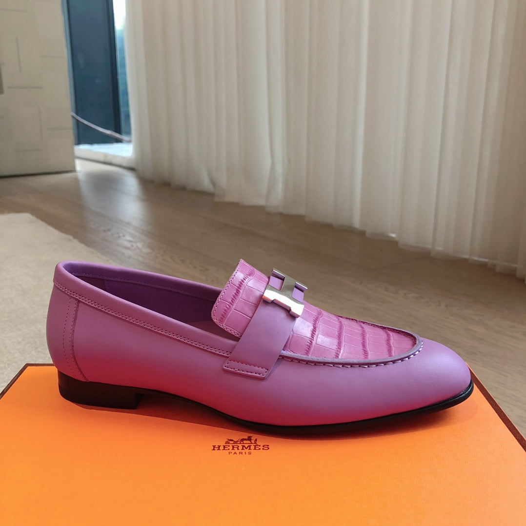 PARIS LOAFER LILAC CALFSKIN