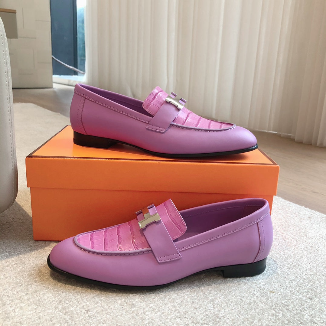 PARIS LOAFER LILAC CALFSKIN