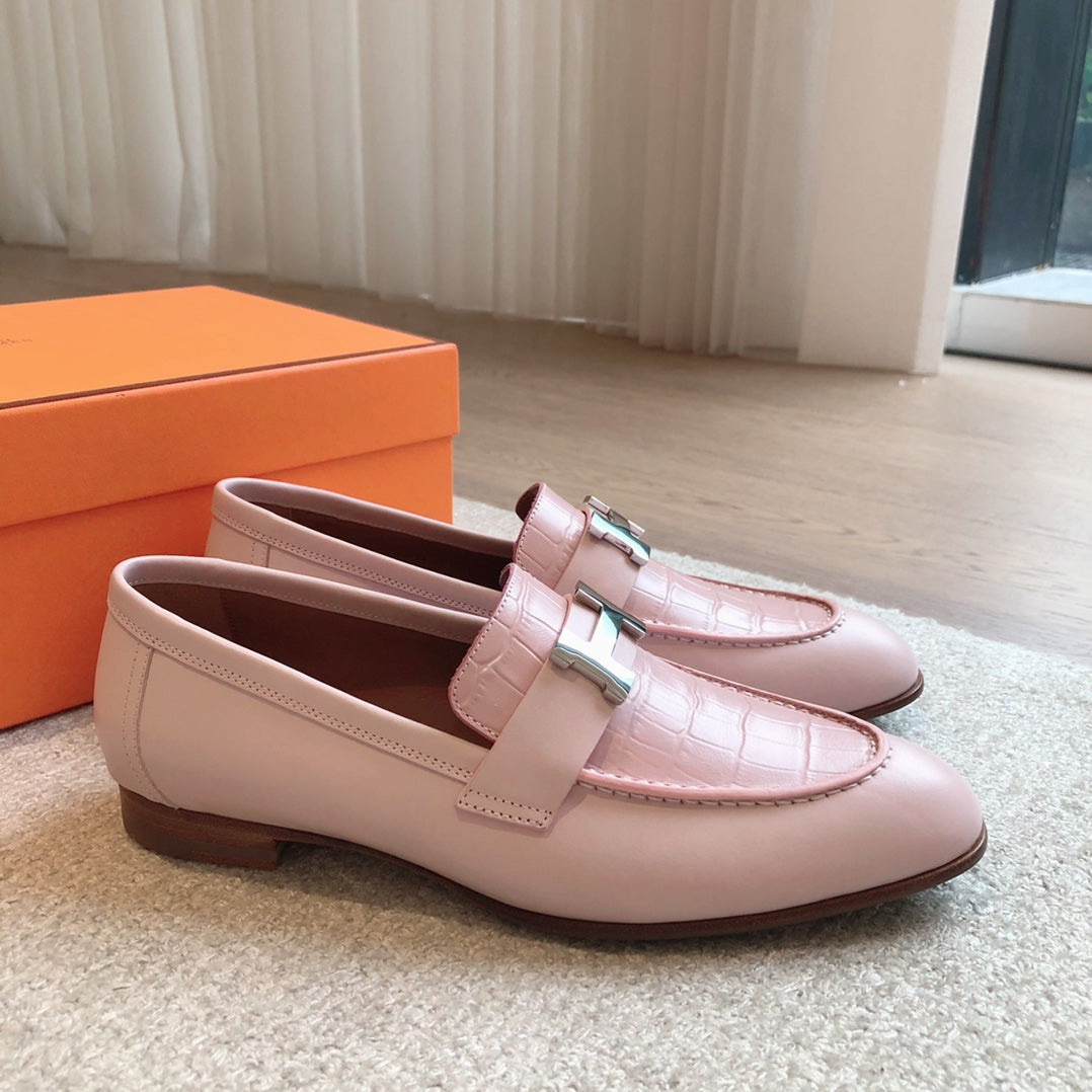 PARIS LOAFER LIGHT PINK CALFSKIN