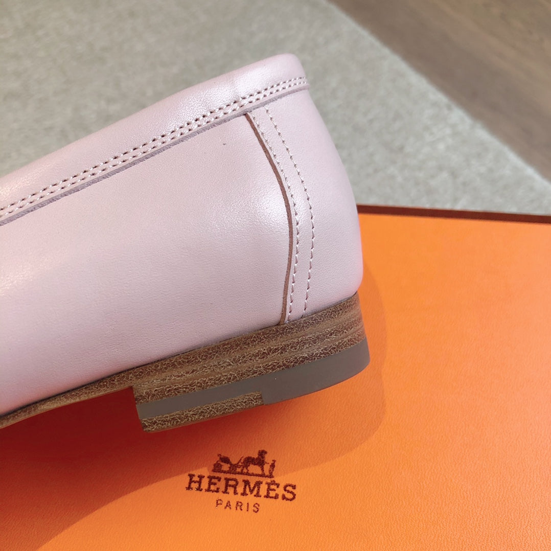 PARIS LOAFER LIGHT PINK CALFSKIN