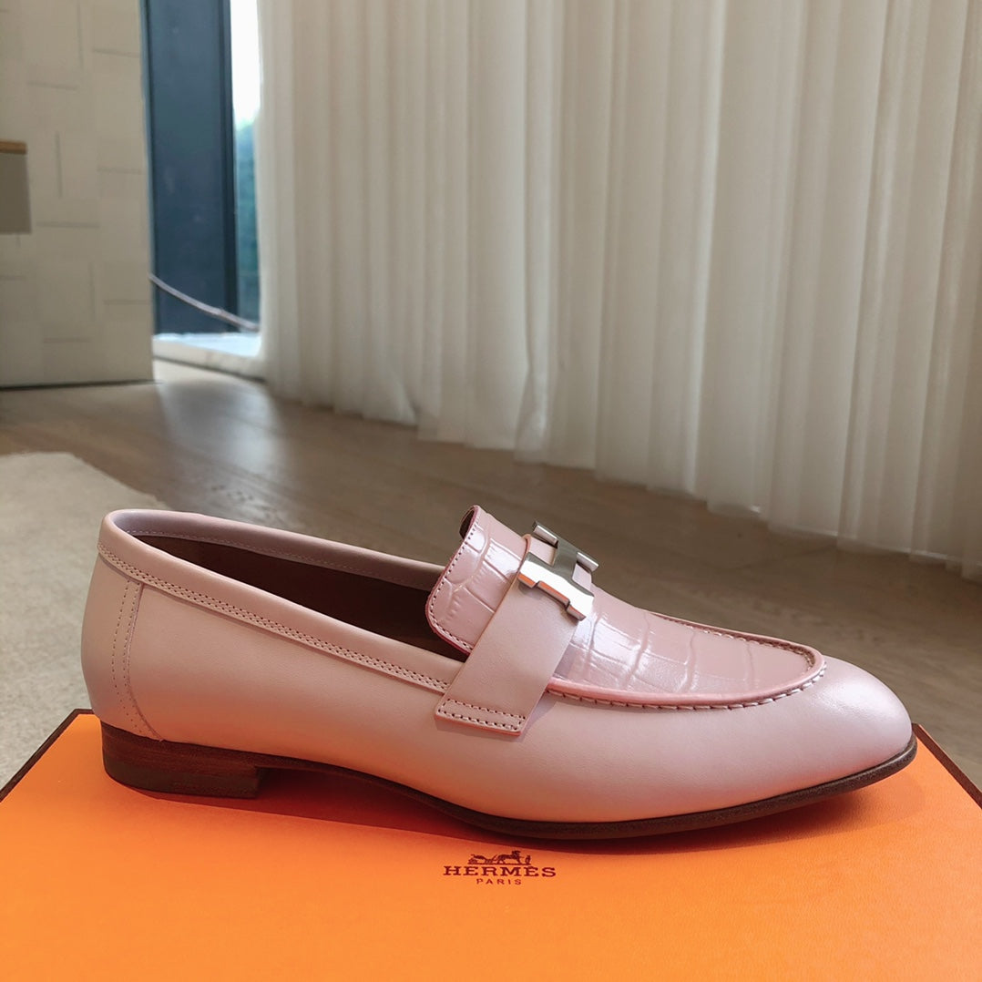 PARIS LOAFER LIGHT PINK CALFSKIN